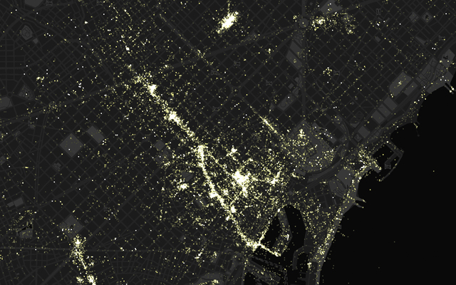 Barcelona - 2012 photo density