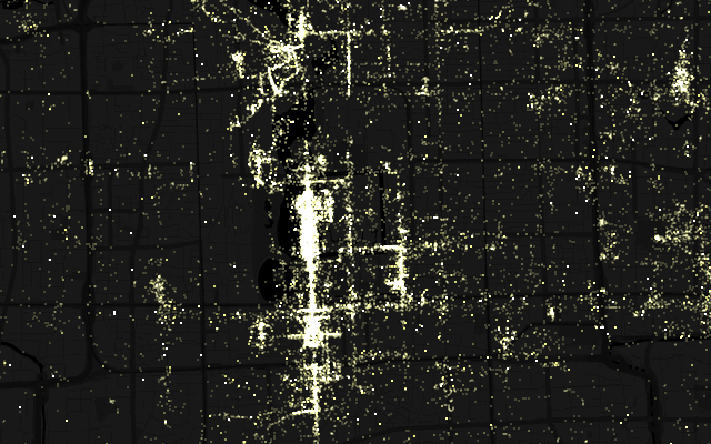 Beijing - 2005 to 2012 photo density