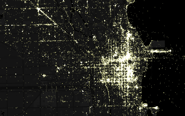 Chicago - 2012 photo density