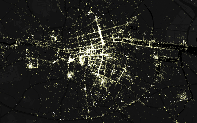 Dublin - 2005 to 2012 photo density