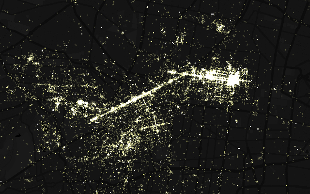 Mexico City - 2005 to 2012 photo density