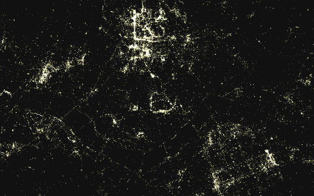 Seoul - 2005 to 2012 photo density