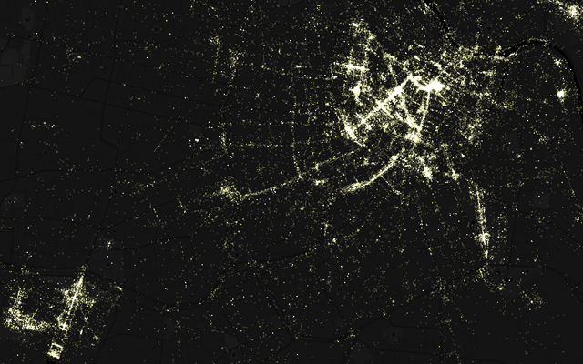 Vienna - 2005 to 2012 photo density