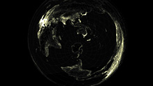 English - Equidistant Azimuthal Projection